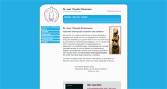 Desktop Screenshot of dr-claudia-schumann.de